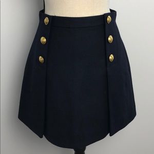 NEW W/Tags J.Crew Navy Skirt - 4 Petite